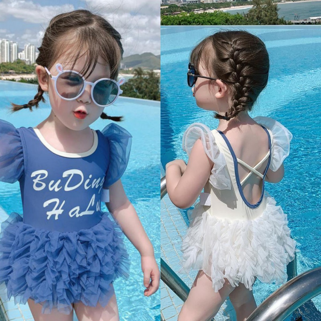 Đồ bơi trẻ em mùa hè cho bé gái đầy phong cách với bộ đồ bơi liền thân dành cho trẻ em nhỏ và em bé