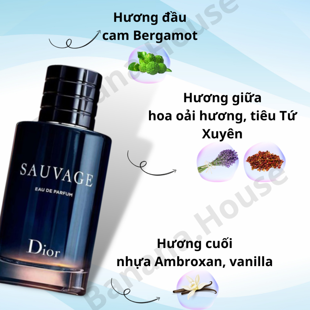 Nước Hoa Mini Size Nam Sauvage EDT 10ml Đẳng Cấp Sang Chảnh