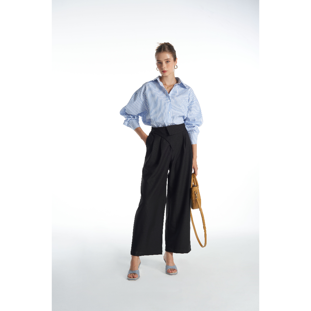 Quần nữ KHÂU BY CQ ống rộng Phedra Wide-leg Trousers