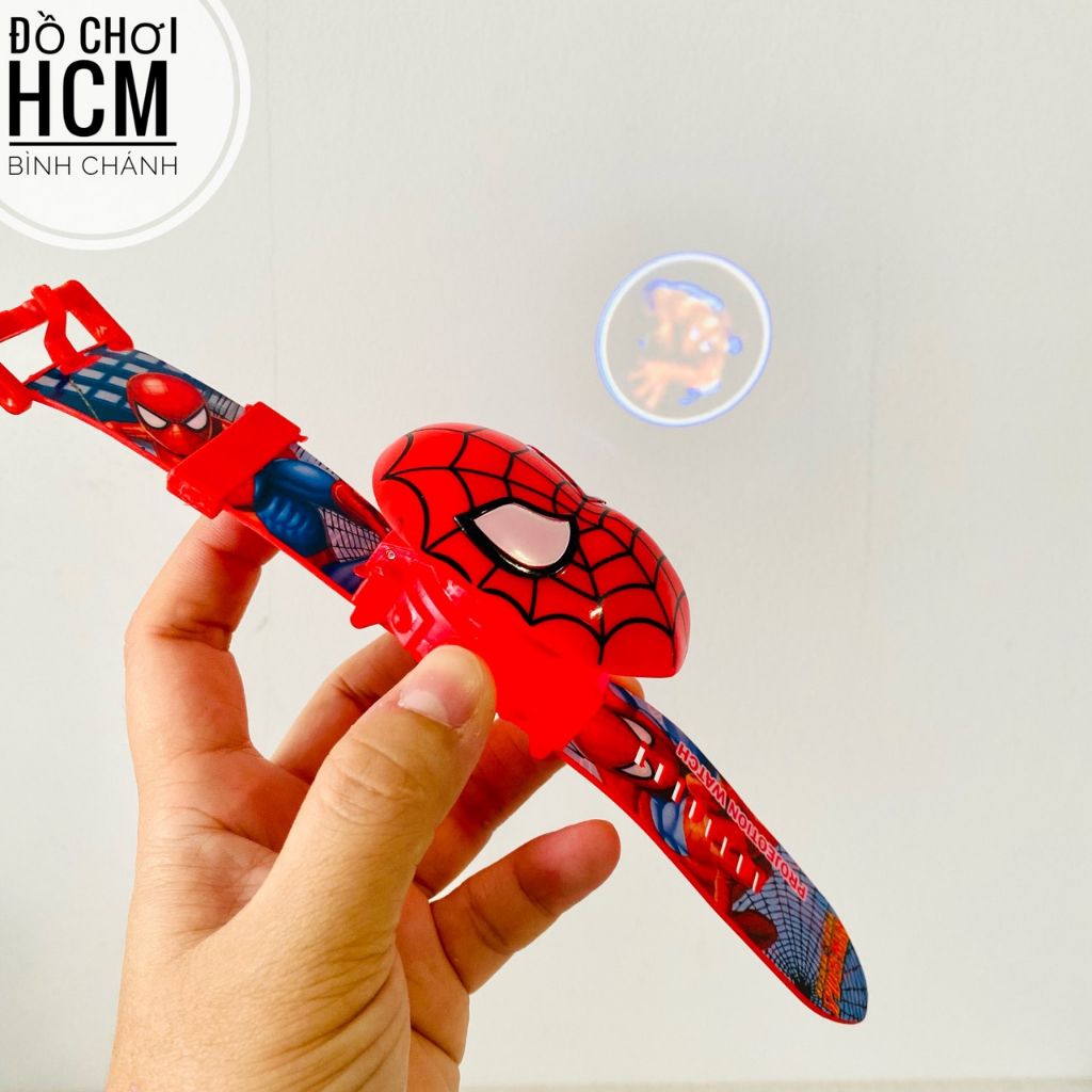 Đồ chơi trẻ em đồng hồ đeo tay siêu anh hùng, công chúa elsa, doremon, spider man, captain american BH189-2