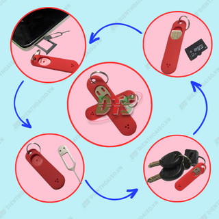 Dụng cụ lấy khay sim kèm túi đựng