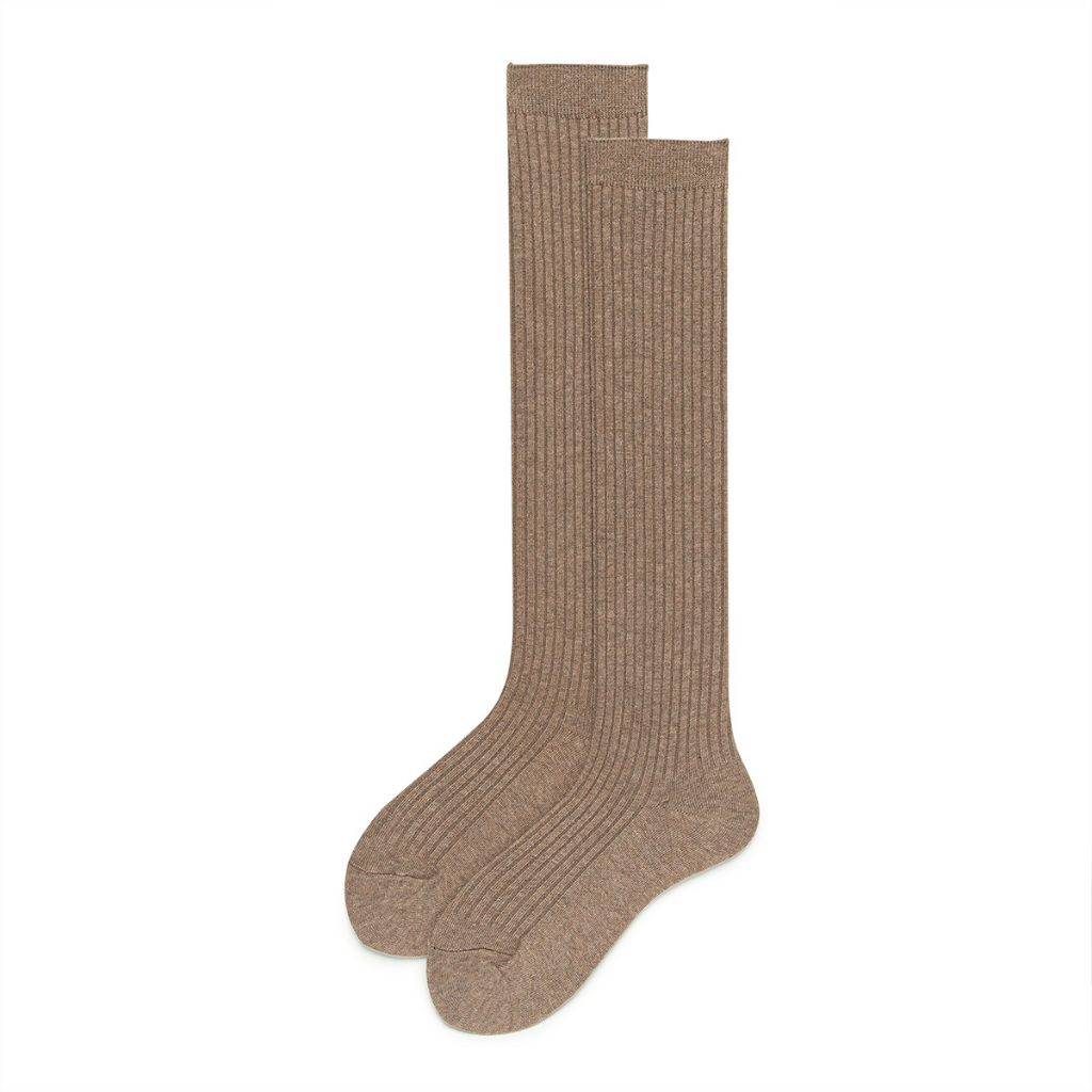 Vớ cổ cao nữ Dài đến đầu gối Tất cao cổ dài nữ Ngang gối Cá tính Cao cấp Thời trang Hàn Quốc