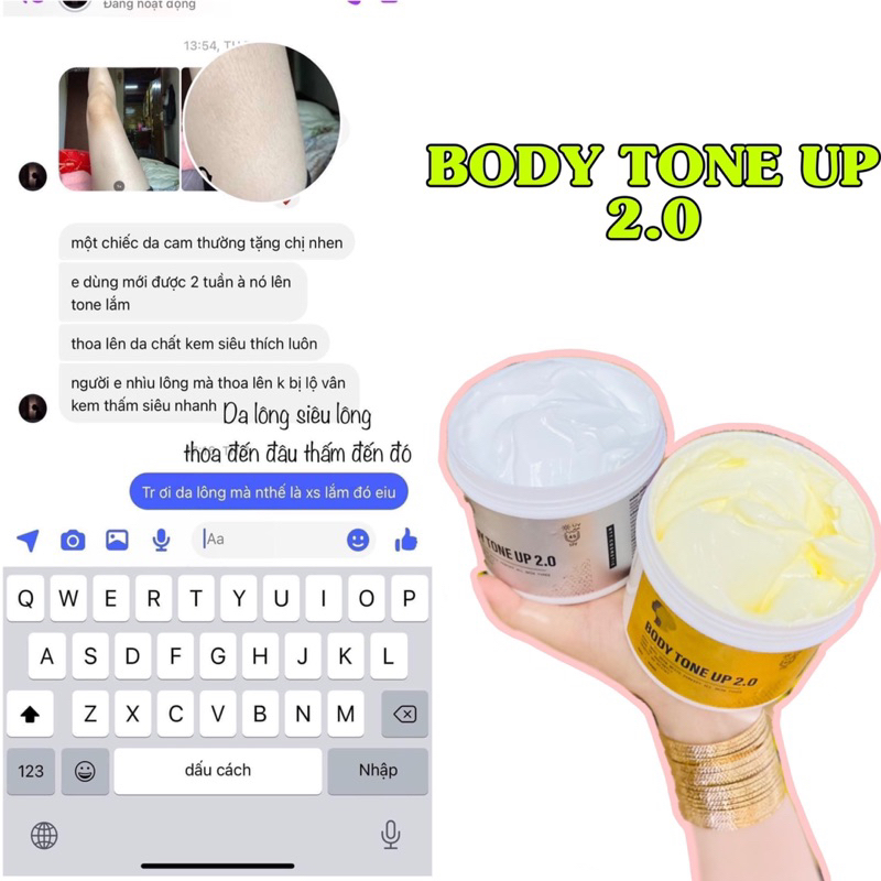 TONE UP 2.0 SIZE NỬA KÍ