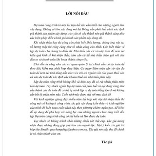 Sách - Lập Dự Toán Công Trình Bằng Excel