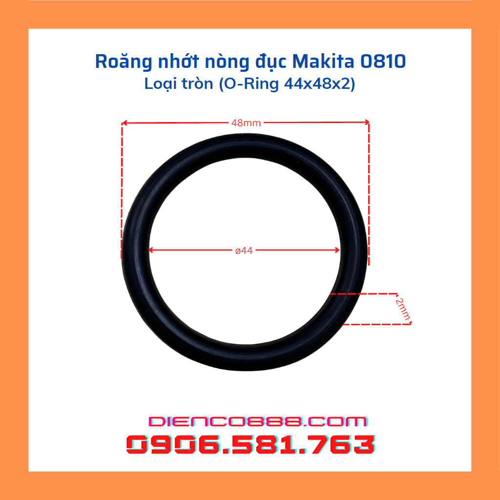 (Combo 5 cái) roăng nòng máy đục 0810 0850 0835 0837 - Các loại đục mũi 17ly - Roăng cao su chống xì nhớt nòng đục