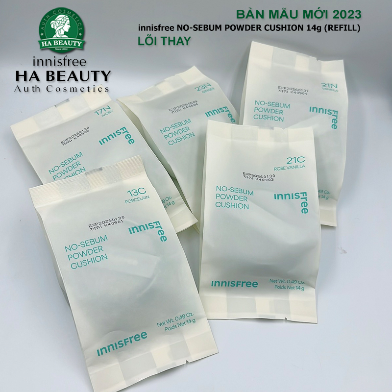 Phấn nước kiềm dầu innisfree No Sebum Powder Cushion SPF 29 PA++ 14 g