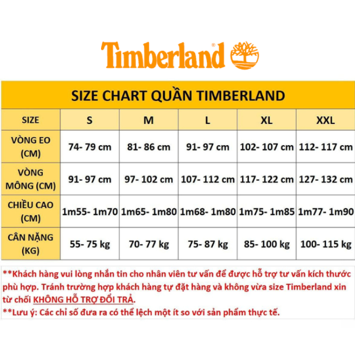 [SALE] Timberland Quần Dài Unisex Nylon Jogger TB0A5Z4H01