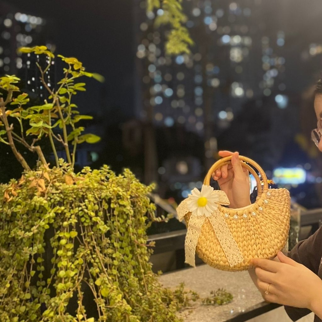 Túi Lục Bình Phanh Decor đi du lịch cho mẹ và bé size 20, 25cm