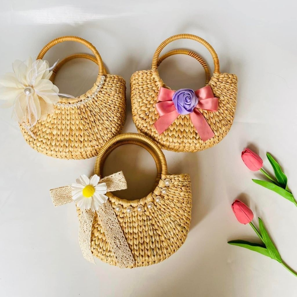 Túi Lục Bình Phanh Decor đi du lịch cho mẹ và bé size 20, 25cm