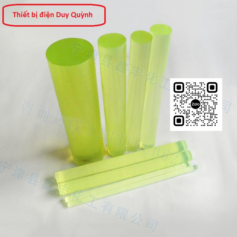 Nhựa PU cây tròn đặc dài 500mm - phi 20x500 25x500 30x500  35x500