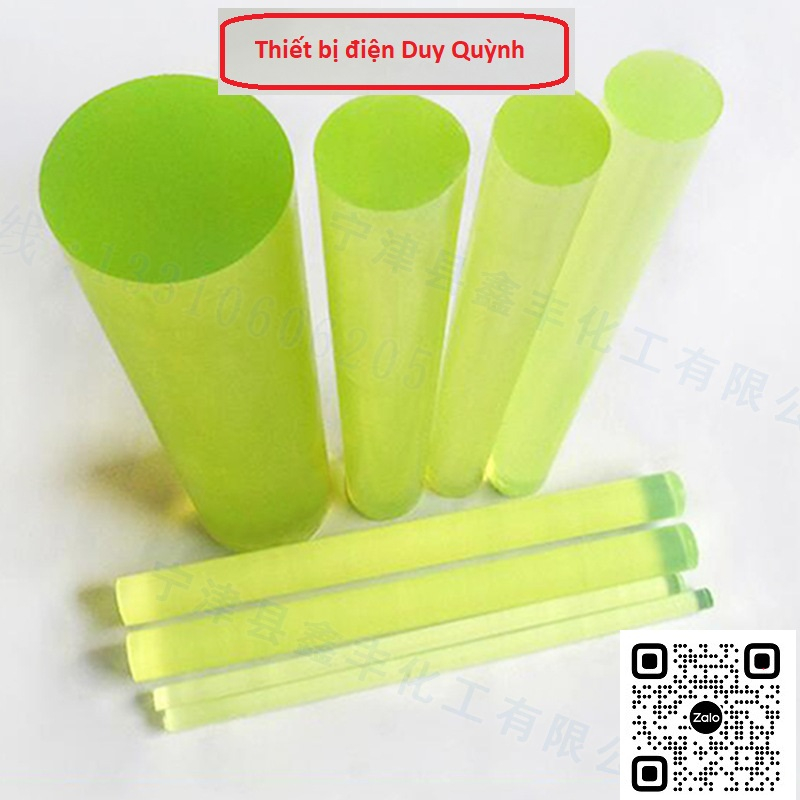 Nhựa PU cây tròn đặc dài 500mm - phi 20x500 25x500 30x500  35x500