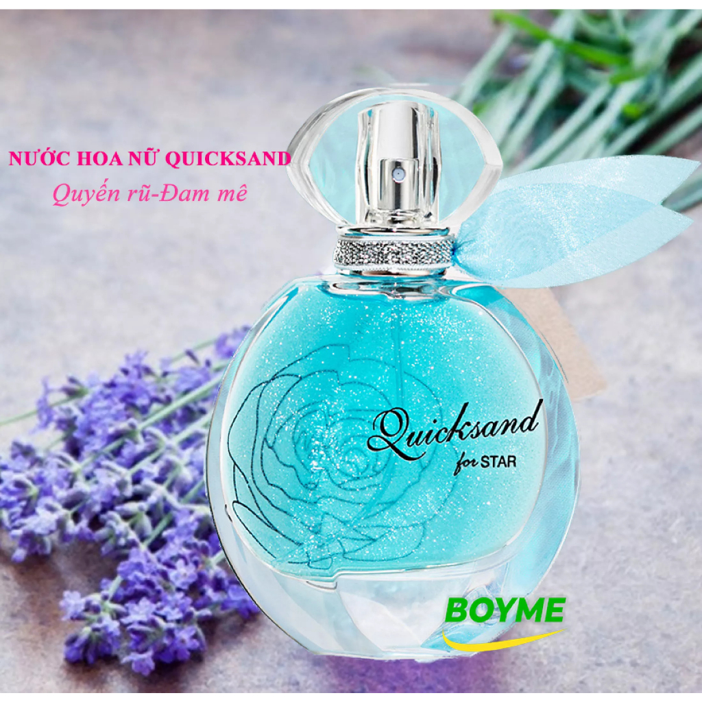 Nước Hoa Nữ Thơm Lâu Quicksand Lưu Hương 8 Giờ Mùi Hương Nhẹ Nhàng, Tự Tin, Cuốn Hút Mọi Ánh Nhìn, Thể Tích 55ml