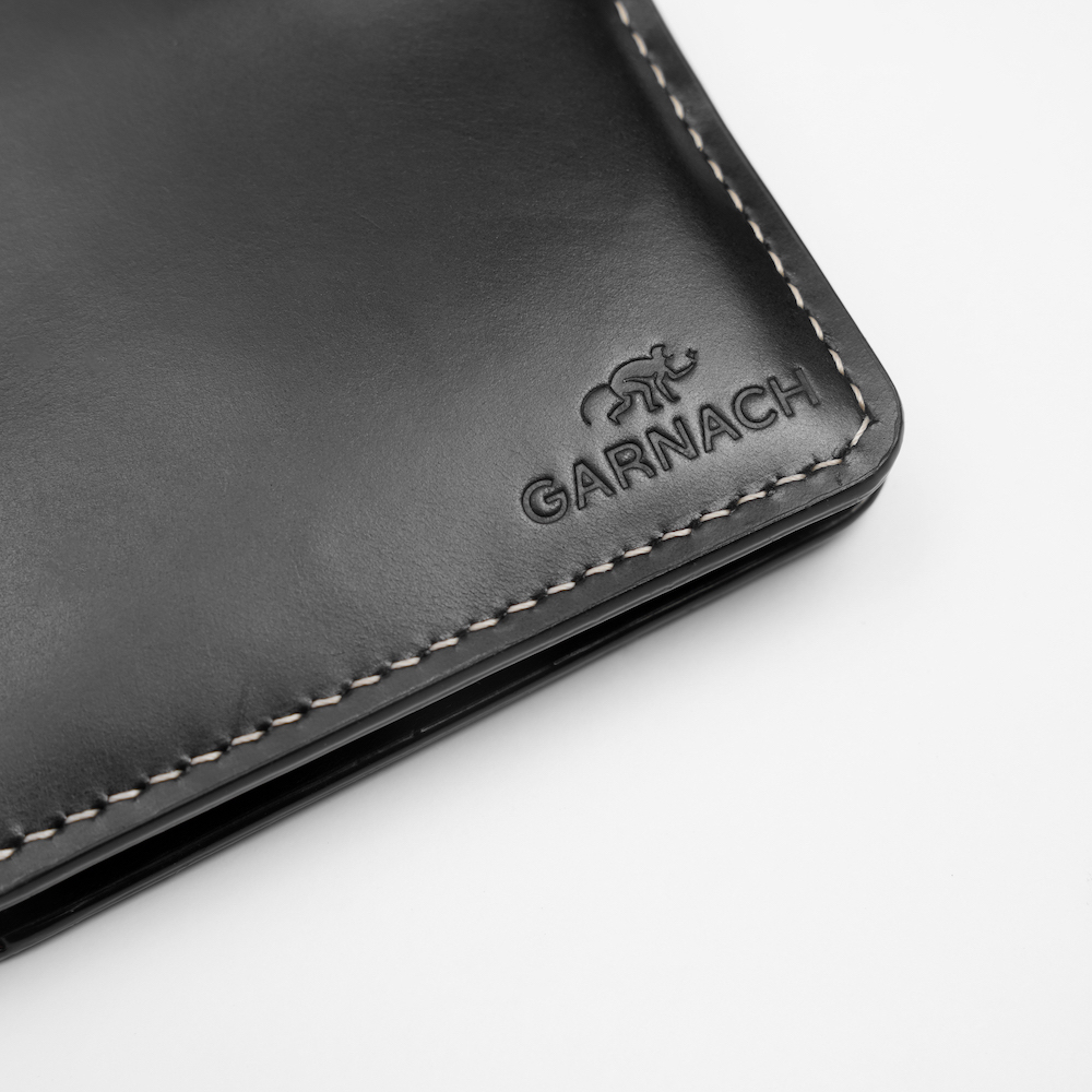 Bóp ví da mini nam Handmade GARNACH Pano Elegant