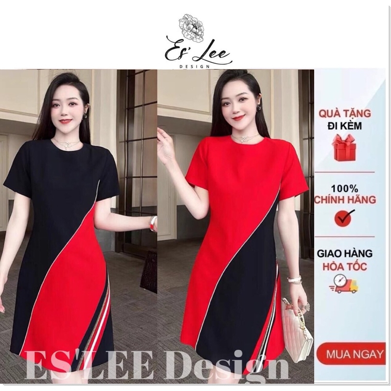 [ Đầm bigsize 45kg -110kg ] Đầm công sở, đầm dự tiệc bigsize ES' LEE .