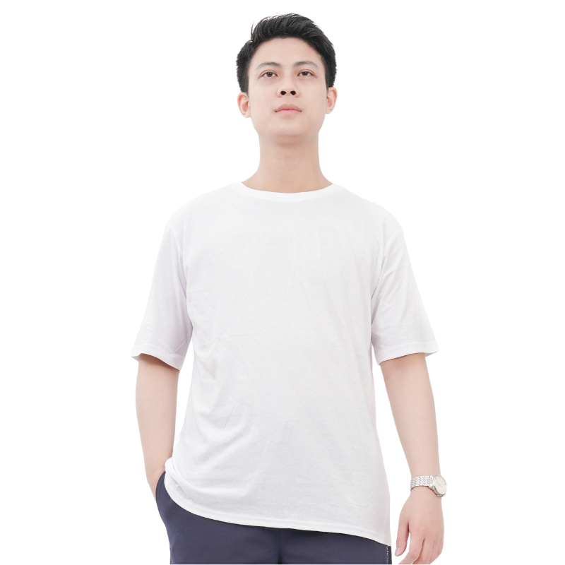 Áo phông nam xuất dư Gloria chất cotton tự nhiên, mềm mịn đã xử lý giặt mềm