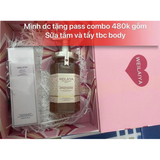 Passs combo sữa tắm weilaiya