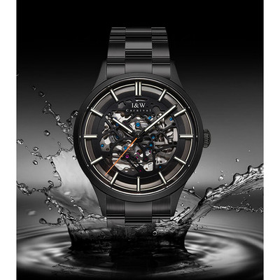 Đồng hồ nam chính hãng I&W CARNIVAL 588G-T1 kính chống xước,chống nước 30m,Bh 24 tháng,máy cơ (automatic),dây kim loại