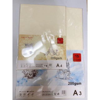 Tập Giấy vẽ A4;A3(định lượng 200gms)(mẫu mới)