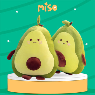 Gấu bông quả bơ mềm mịn, bơ nhồi bông dễ thương baby cao cấp miso