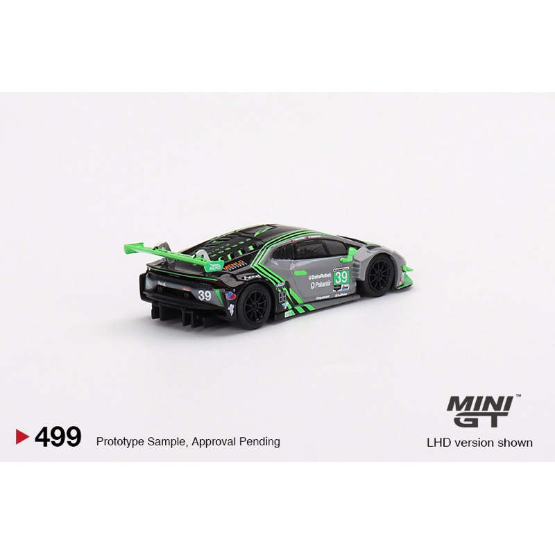 Hobby Store xe mô hình Mini GT #499 Lamborghini Huracán GT3 EVO 2022 IMSA Road America LHD - Xanh Đen ( FullBox )
