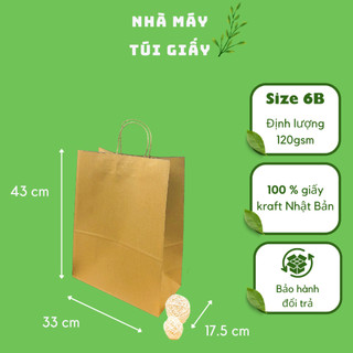 🌿10 chiếc túi xi măng có quai size 6B: 33x16.5x32.2 cm đựng hàng 6-7kg (Ảnh thật và video)