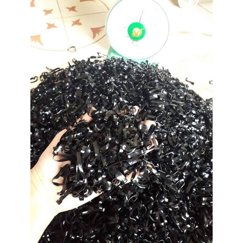Gói 100g thun cột tóc nữ Hàn Quốc dễ thương iLita túi thun phụ kiện buộc tóc đẹp nhiều màu đen