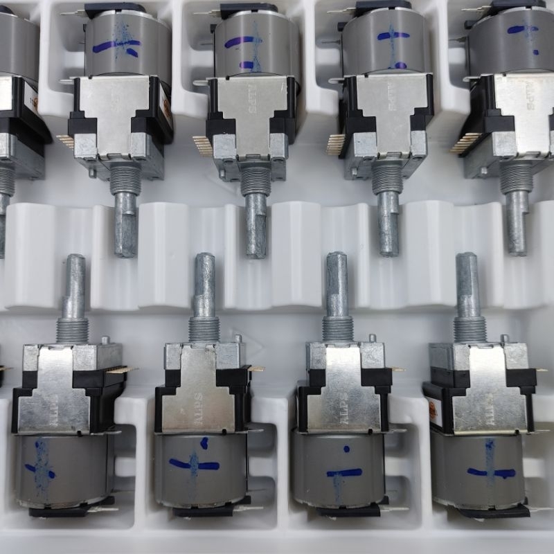 Volume ALPS Nhật, chiết áp âm thanh đôi, 2 kênh 50k