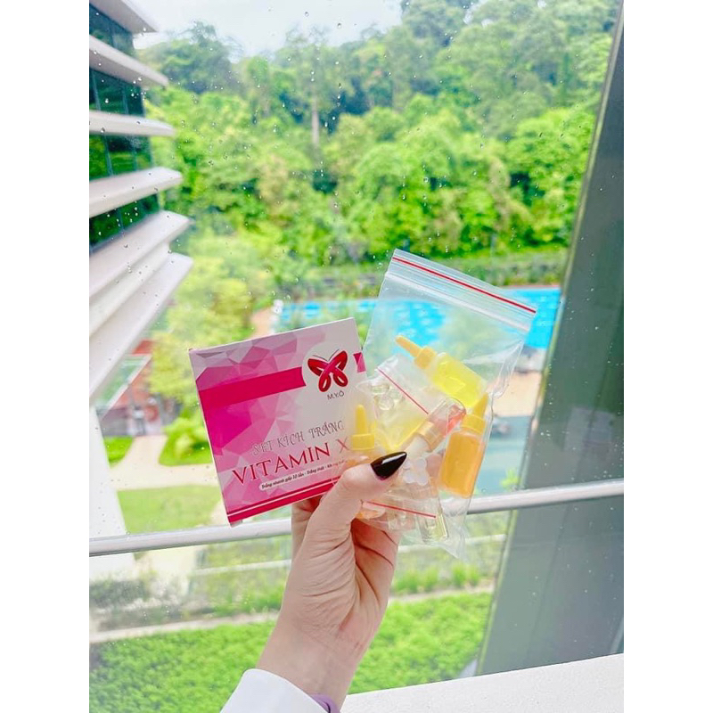 COMBO 3 sét kích trắng vitanin x10 dành cho body Không mùi Cấp nước