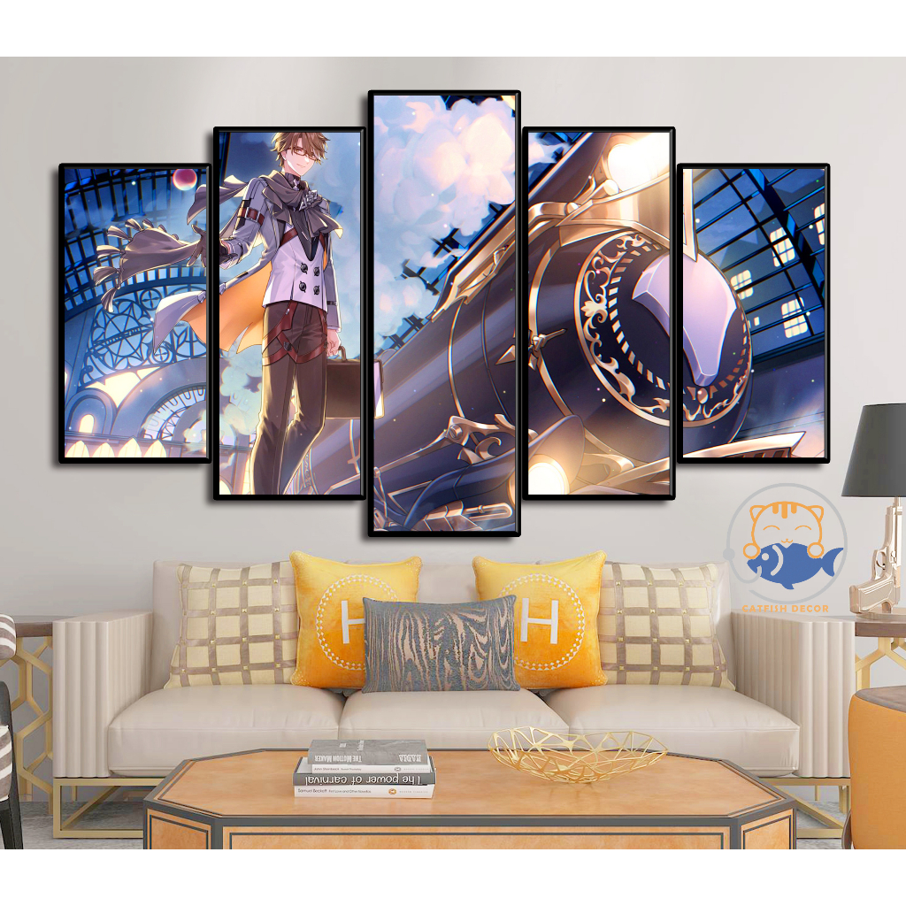 Tranh Decor Gaming - Honkai Star Rail - bộ 4