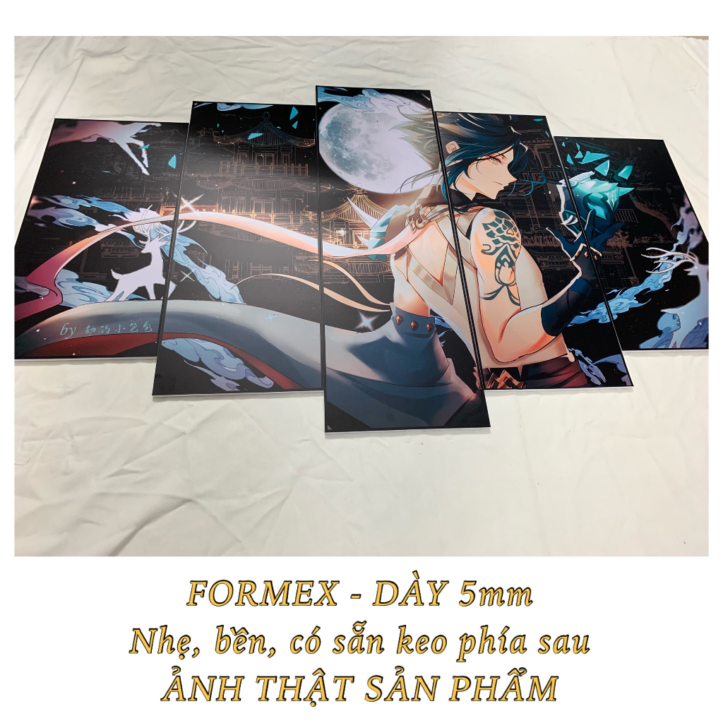 Tranh Decor Gaming - Honkai Star Rail - bộ 4