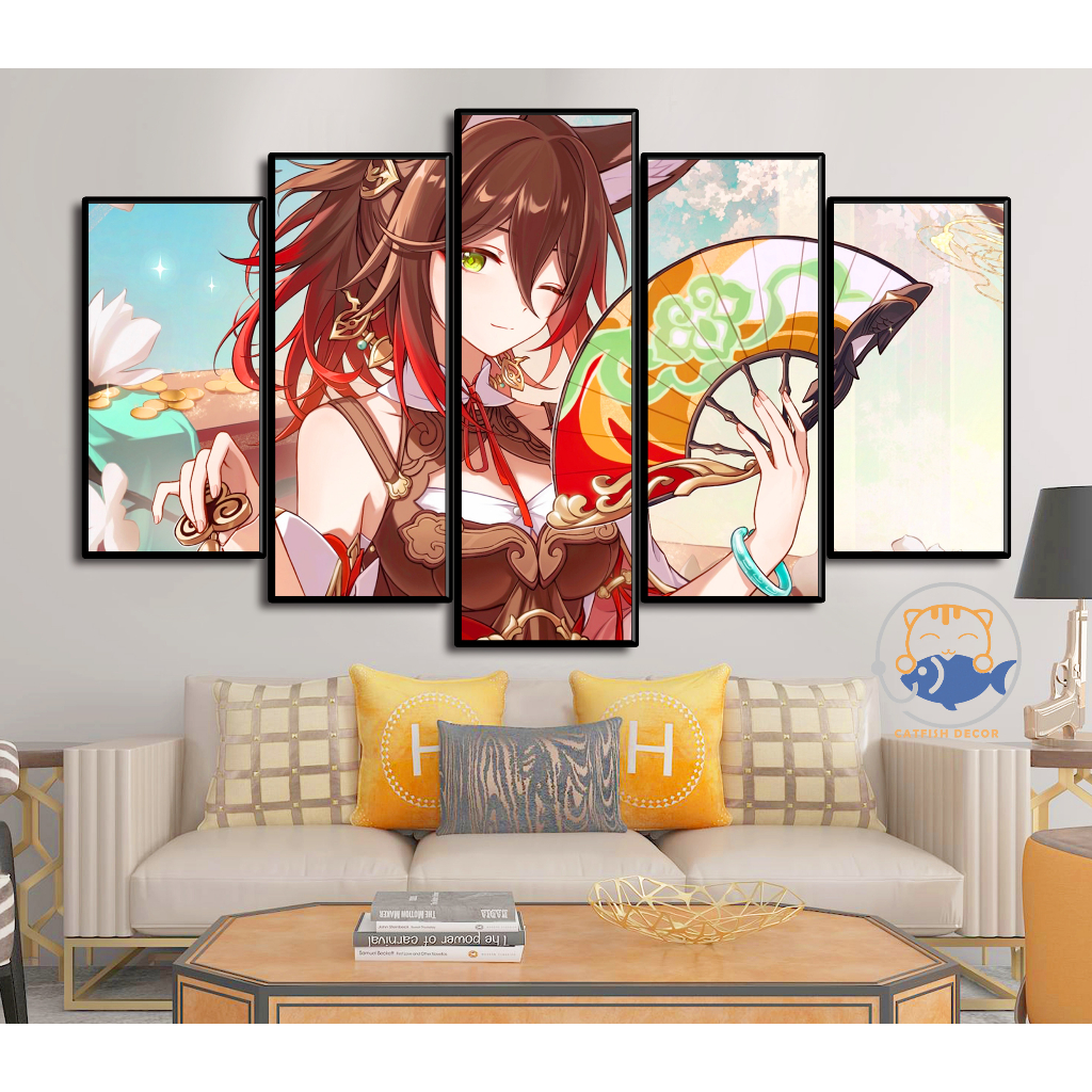 Tranh Decor Gaming - Honkai Star Rail - bộ 5