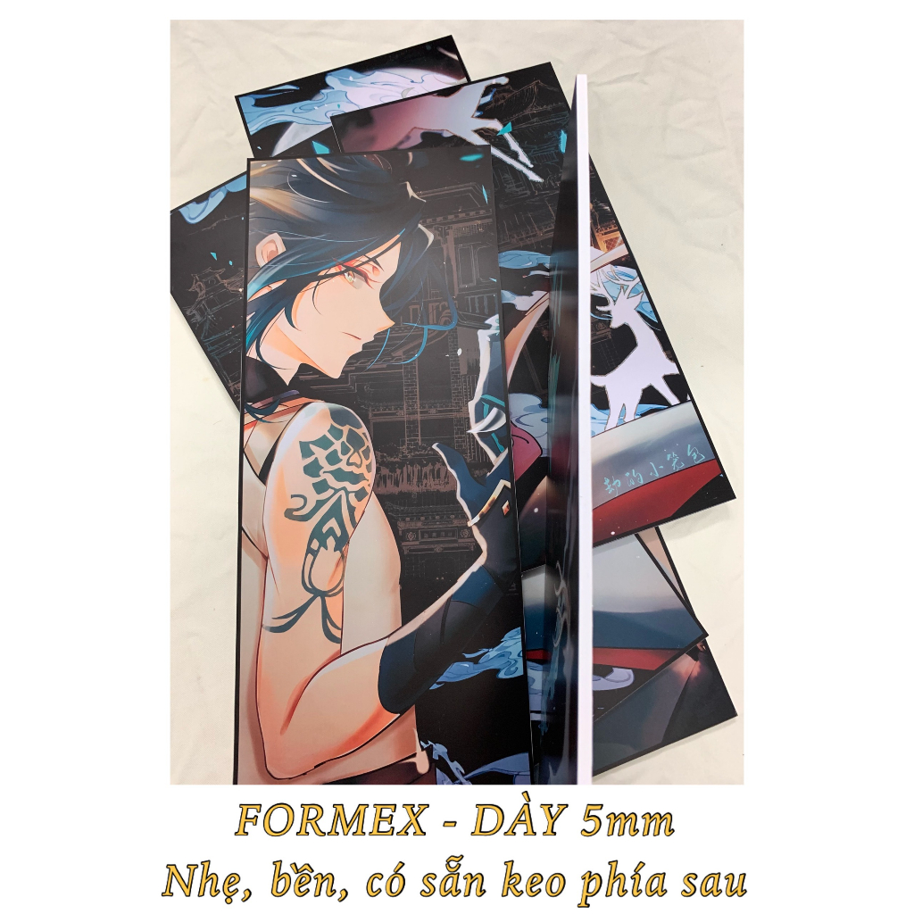 Tranh Decor Gaming - Honkai Star Rail - bộ 5