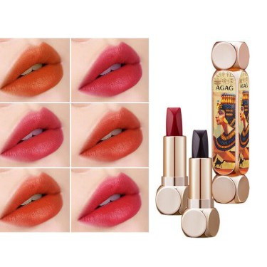 Son Môi Nữ Son Lì Không Trôi Chính Hãng Ai Cập Kèm Dưỡng Môi, Chất Son Lì, Mịn, Lâu Trôi Với Tích Hợp 6 Màu Son Hot Hit