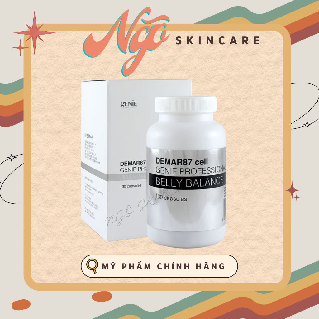 VIÊN TAN MỠ BỤNG GENIE DEMAR87 CELL CHÍNH HÃNG