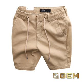 Quần short nam kaki lưng thun co giãn, quần đùi nam chất kaki lưng thun thoải mái nhung tăm