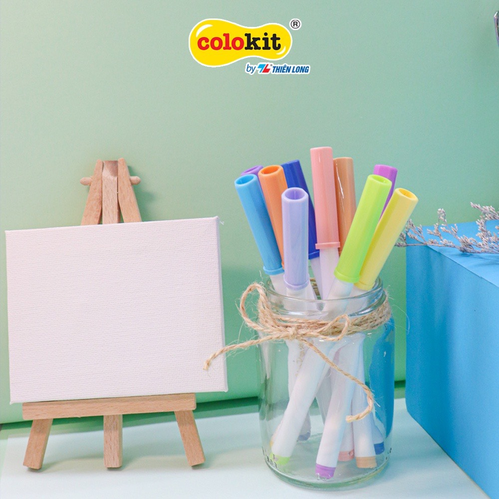 Sốc 26+28/10  Bút lông 20 màu Pastel Washable Fiber Pen SWM-C008 - màu rửa được