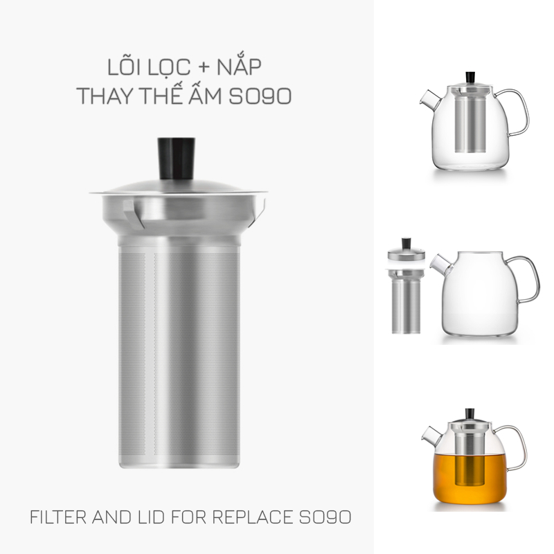 Lõi Lọc Ấm Trà Inox - Thay thế cho các ấm trà mã S042, S045, S046, S048A, S053, S051, S052, S053, S090, DZ001 Samahome