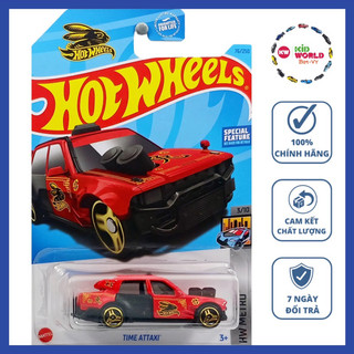 Xe mô hình hot wheels basic time attaxi hkg89.