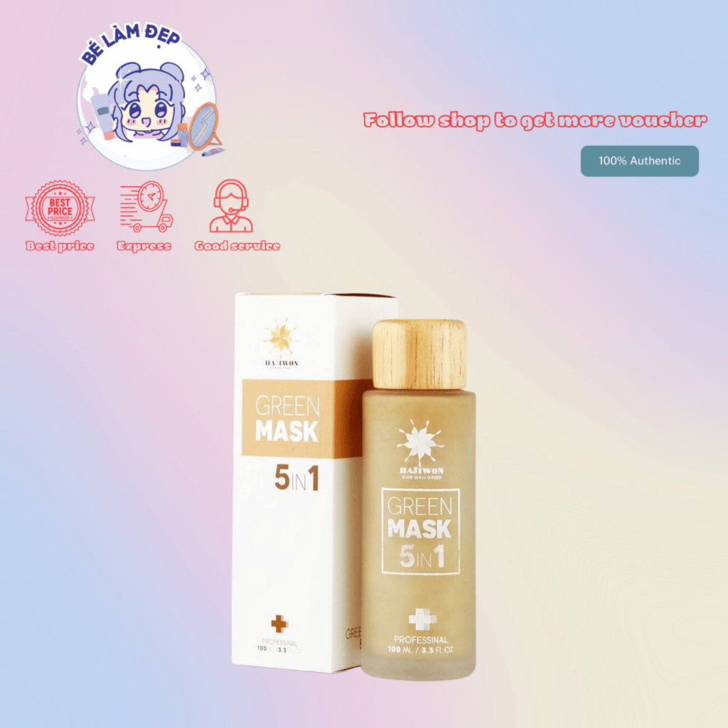 Mặt Nạ Tẩy Tế Bào Chết Thải Độc Da 5 in 1 GENIE