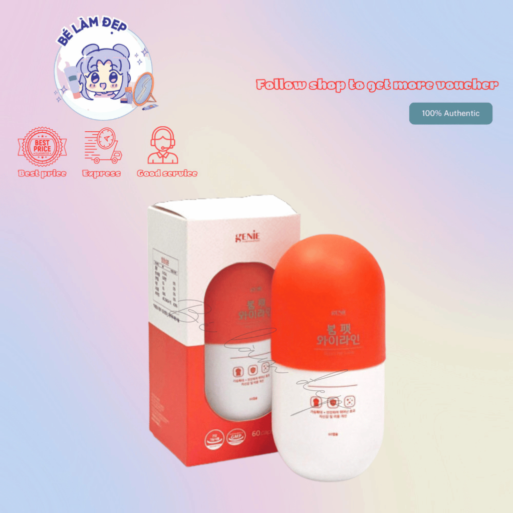 VIÊN UỐNG NỞ NGỰC GENIE BOOM FAT YLINE 60V - DATE 04/2024