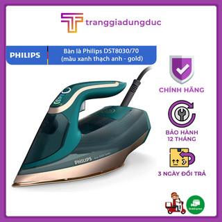 Bàn là philips dst8030/70, công suất 3000w, màu xanh thạch anh