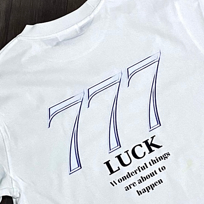 Áo thun 250GSM 777LUCK Form Boxy l Boxy Fit