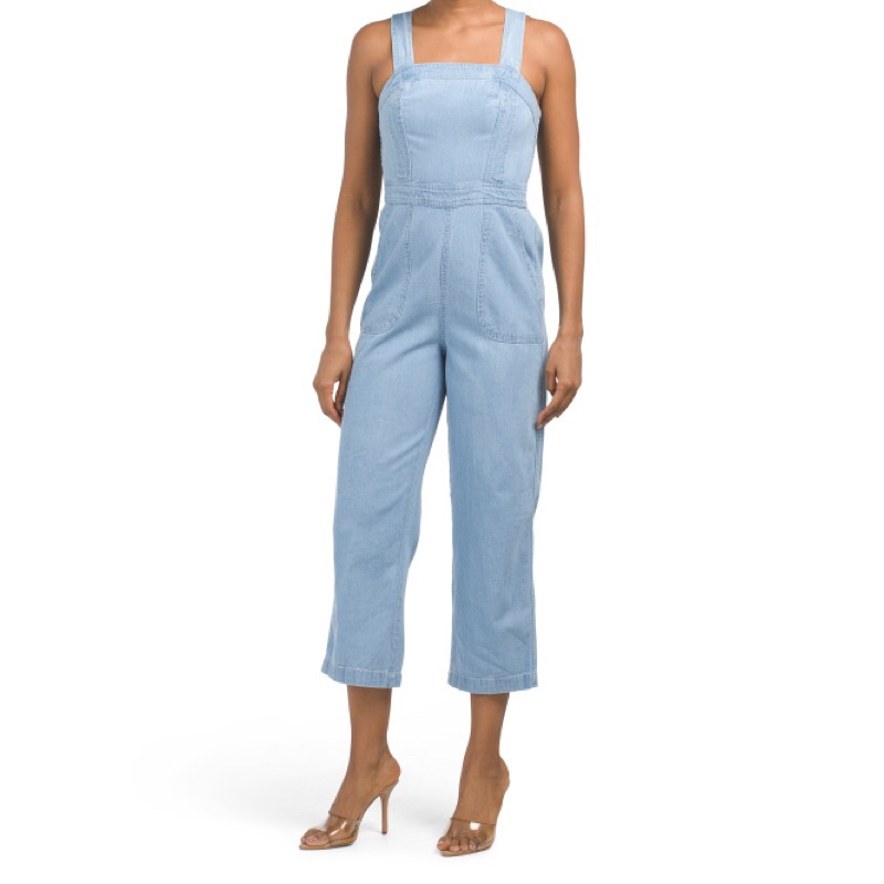 Jumpsuit vải giả rin size S Hàng mỹ sách tay