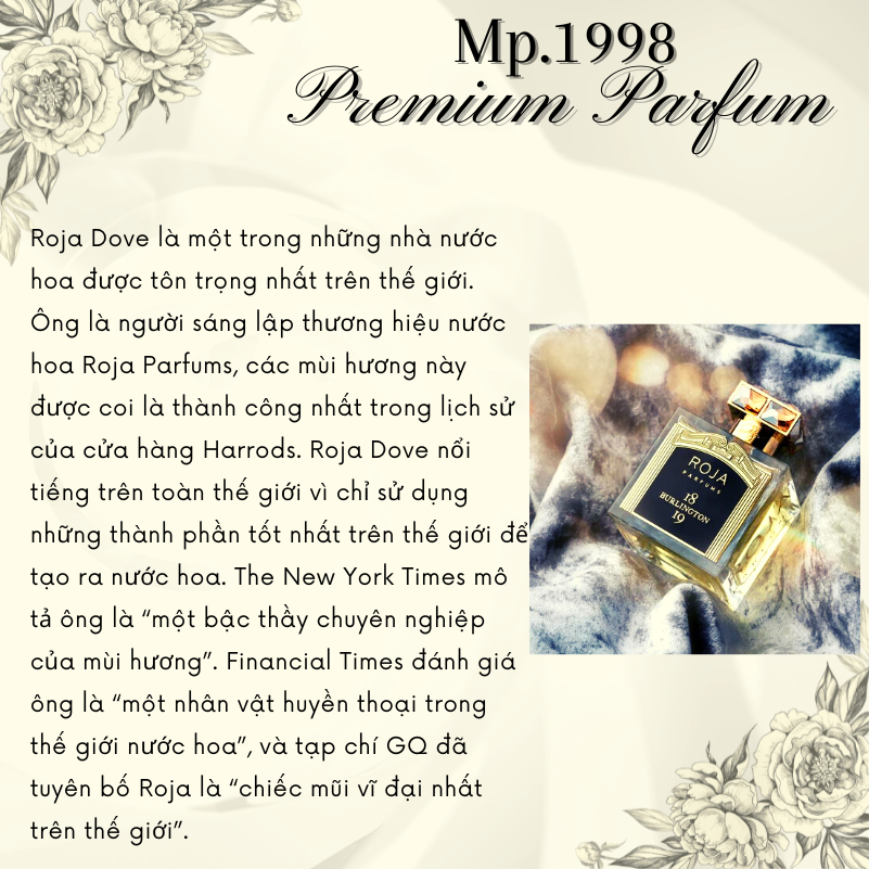 Nước hoa Unisex Roja Parfums Burlington 1819 Parfum