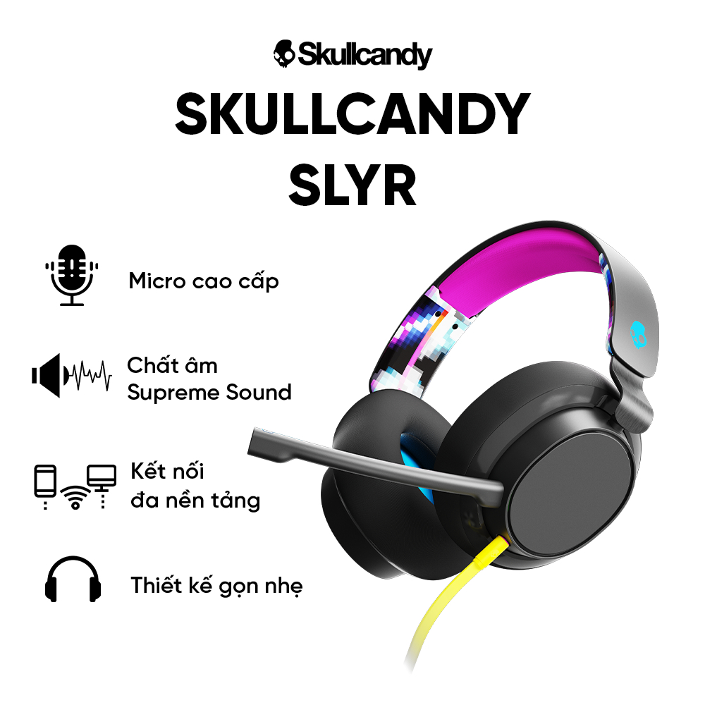 Tai nghe Gaming có dây SKULLCANDY SLYR - Hàng chính hãng