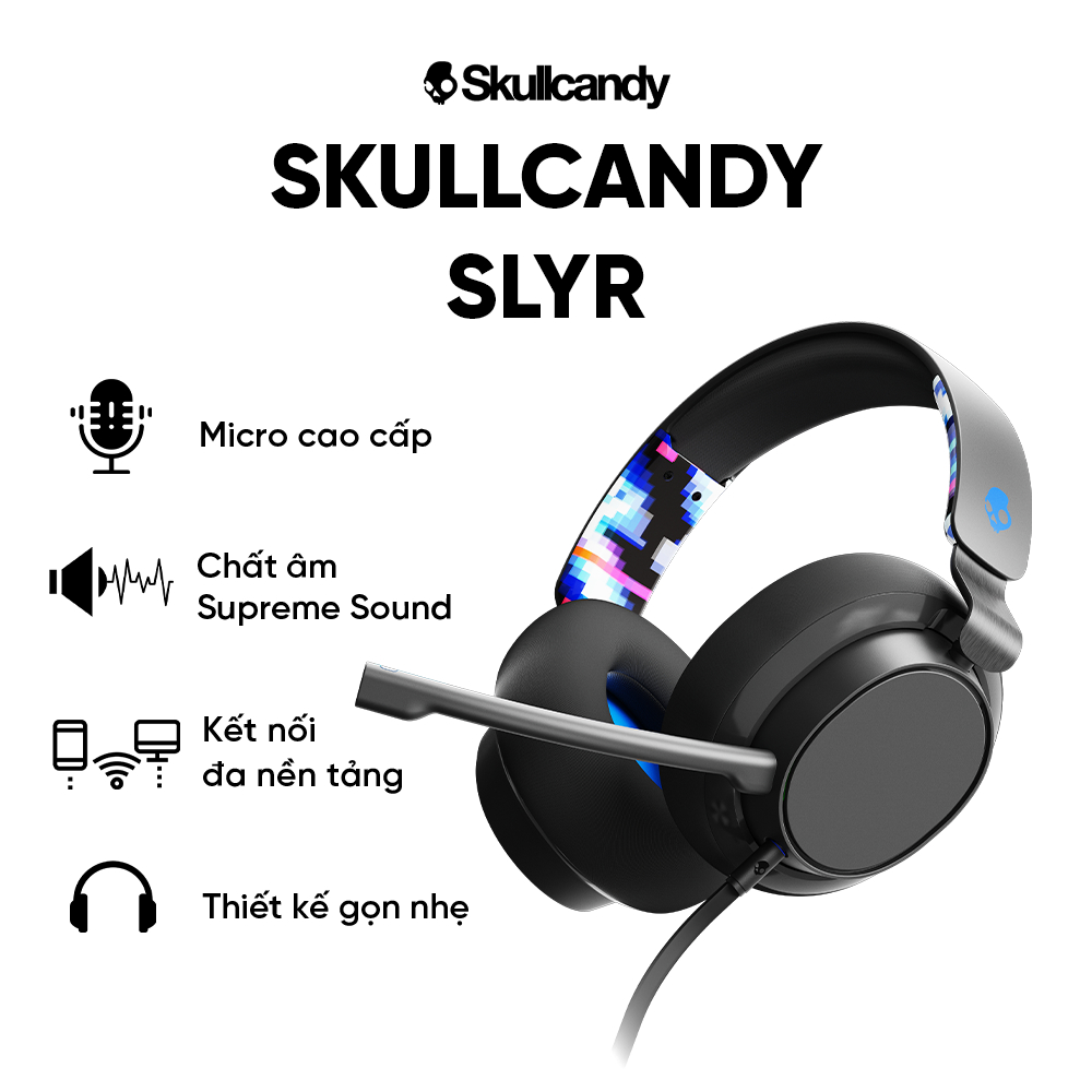 Tai nghe Gaming có dây SKULLCANDY SLYR - Hàng chính hãng