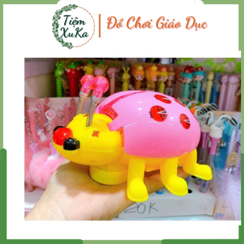 Đồ chơi Bọ Cánh Cam dùng pin biết đi, có đèn và âm thanh cho bé
