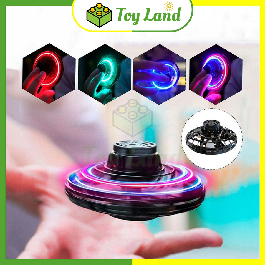 Đĩa Bay UFO Ma Thuật PTW 360 Độ Phát Sáng Lơ Lửng Có Đèn Nhấp Nháy Nhiều Màu Sắc Đồ Chơi Trẻ Em Giải Trí