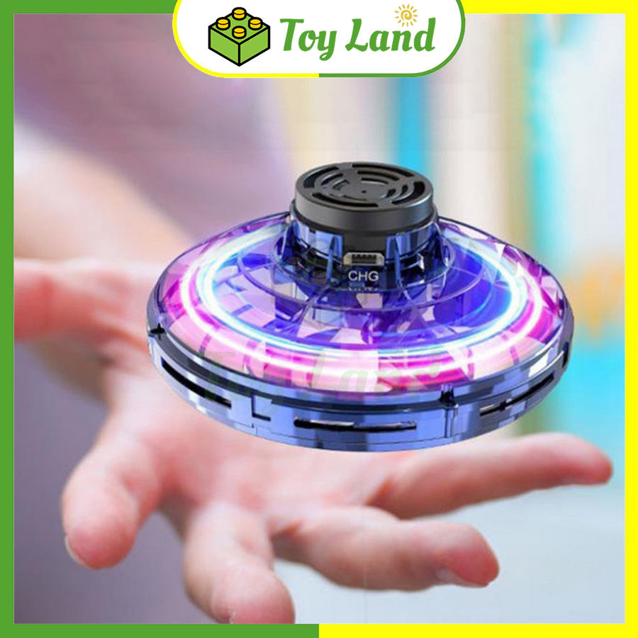 Đĩa Bay UFO Ma Thuật PTW 360 Độ Phát Sáng Lơ Lửng Có Đèn Nhấp Nháy Nhiều Màu Sắc Đồ Chơi Trẻ Em Giải Trí