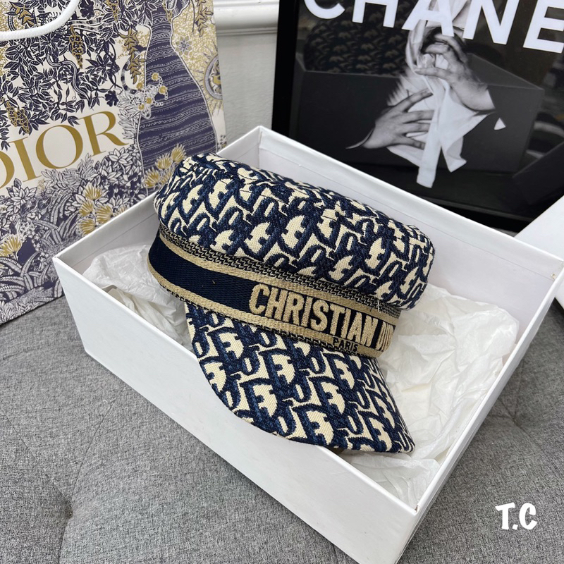 Mũ nồi, mũ beret DIO hoạ tiết, thời trang cao cấp ms14212